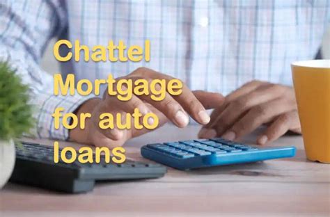 chattel mortgage calculator philippines|What is a chattel mortgage for auto loans and how .